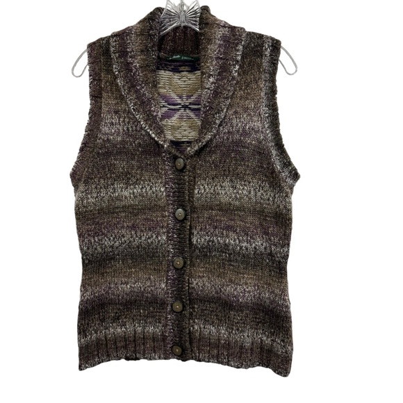 Woolrich Sweaters - Woolrich Kendall Creek Slate Knit Button Up Wool Blend Sweater Vest 13725 Size M